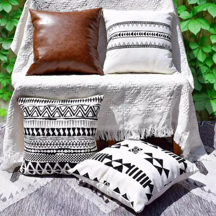 Boho Outdoor Pillow