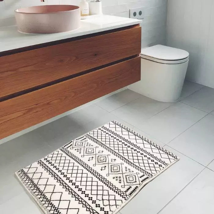 Bohemian Bathroom Rug