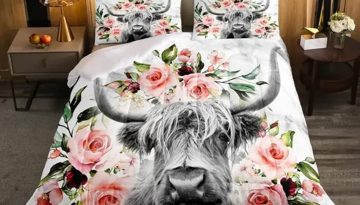 Cow Print Bedsheets